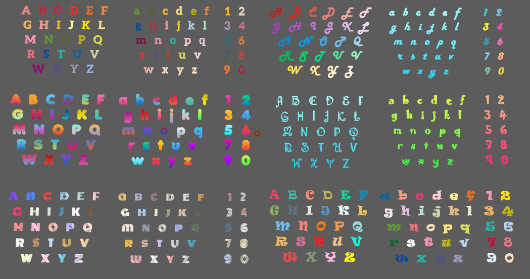 Personalized special letters Low-poly 3D model_1