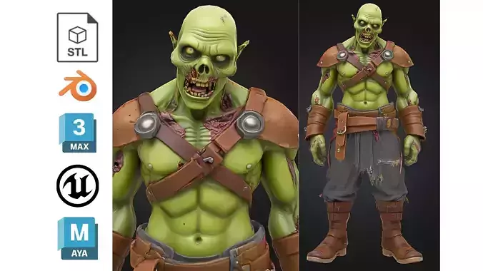Undead Orc Zombie