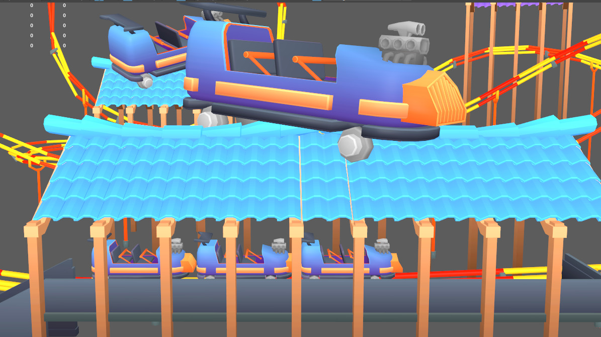 amusement park asset pack Low-poly 3D model_17