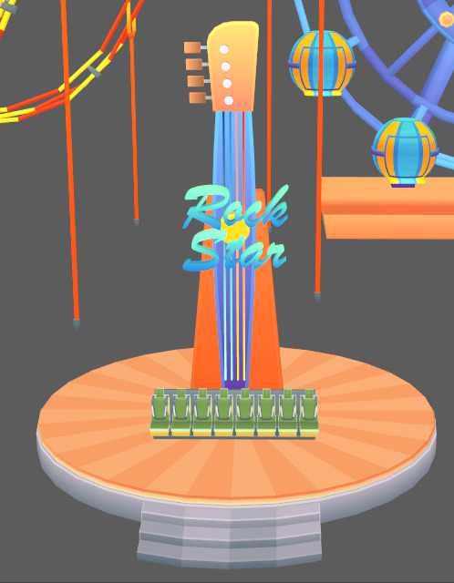 amusement park asset pack Low-poly 3D model_7