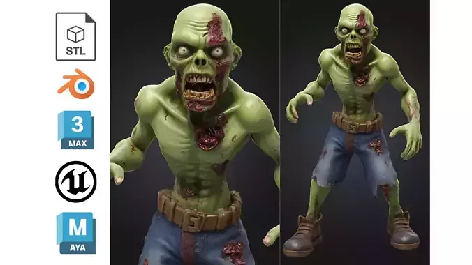 Undead Creature for Horror Games