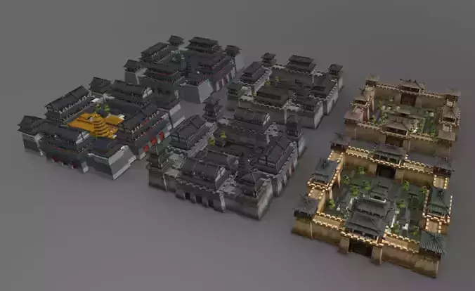 Ancient Chinese Three Kingdoms city