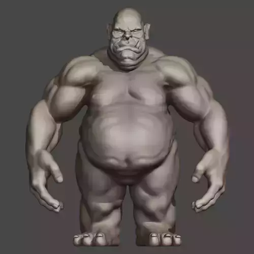 Orc Base Mesh Sculpt 01