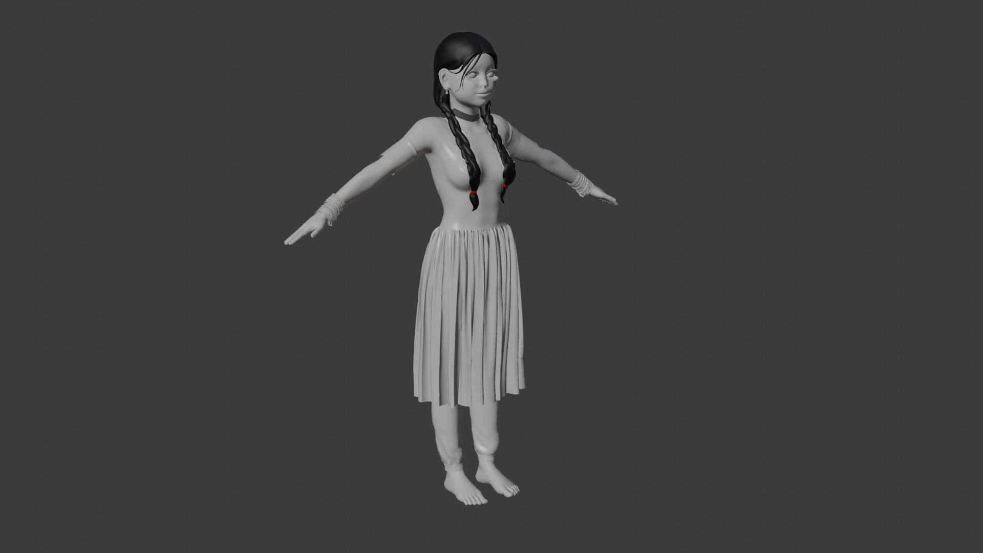 Rigged Human Character for Animation - High-Quality 3D Model 3D model_5