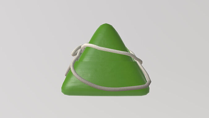 Stylized Low-Poly Rice Dumpling Low-poly 3D model 4