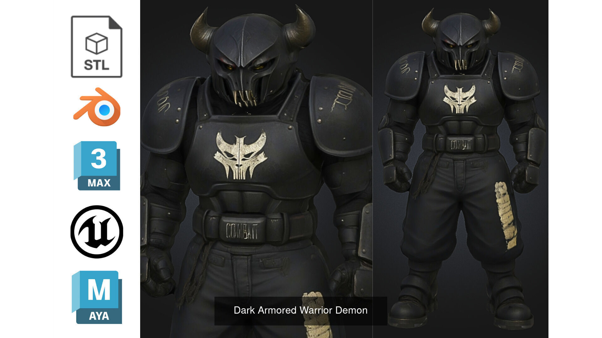 PACK 5 Armored Mecha Warrior Pack 3D Model Collection_6