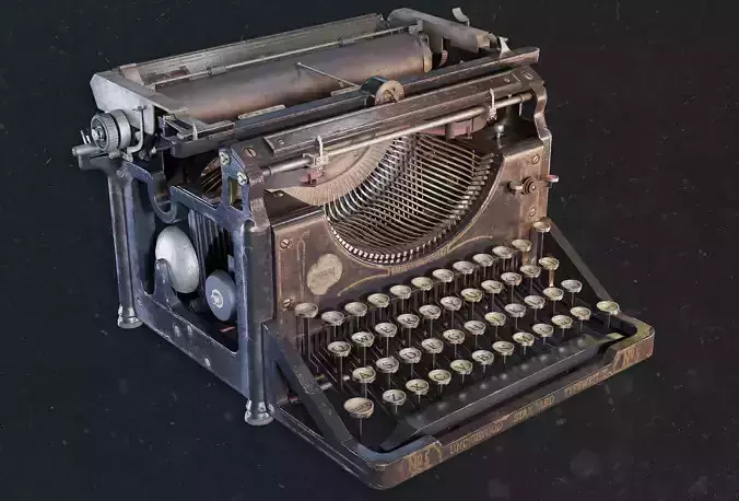 antique typewriter