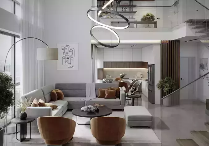 Modern Interior Scene