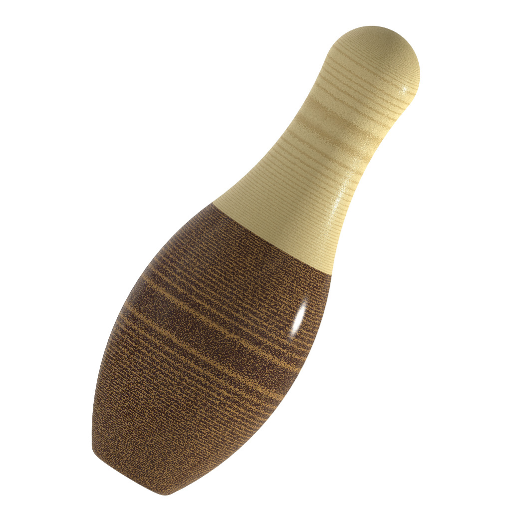 Exquisite Bowling Pin 3D print model_1