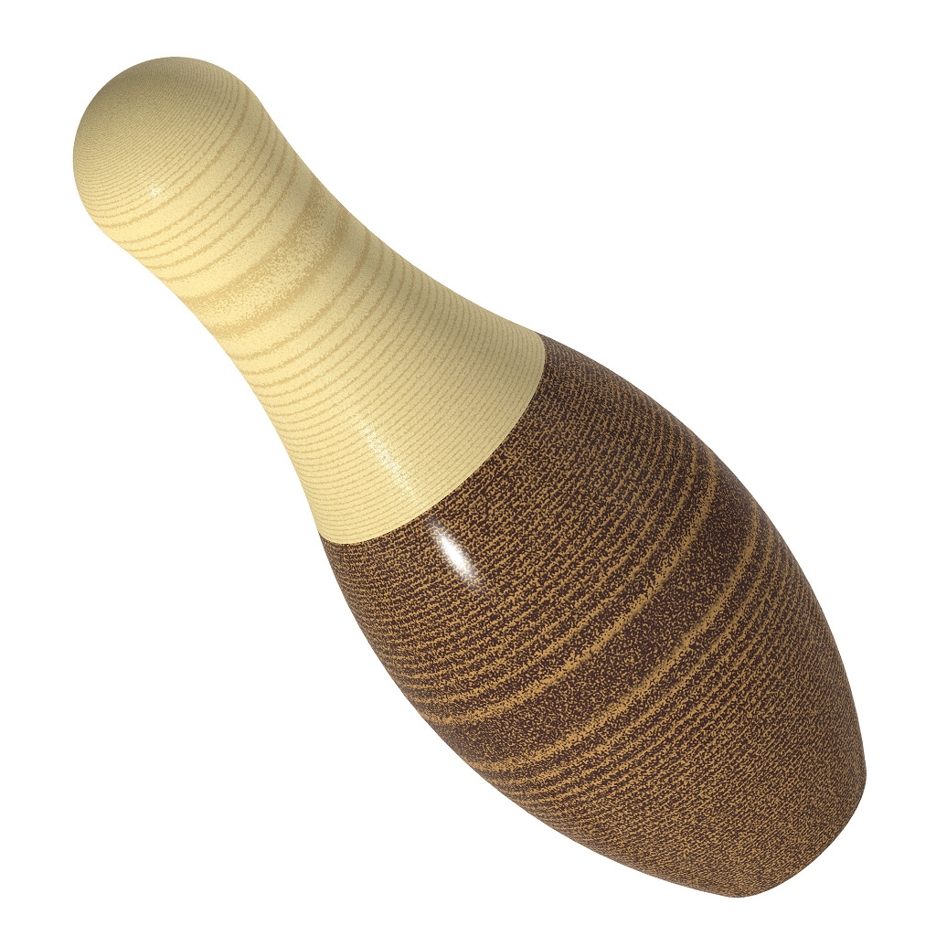 Exquisite Bowling Pin 3D print model_2