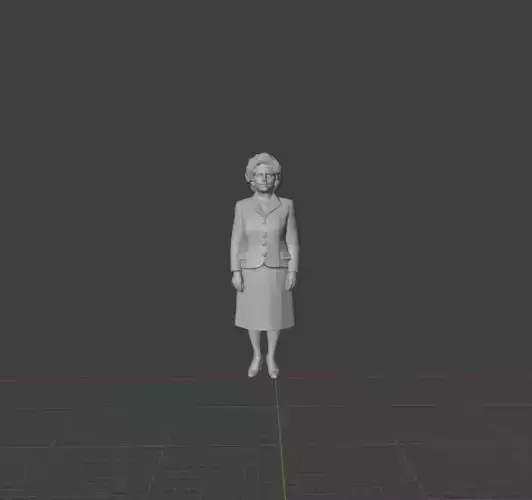 Margaret Thatcher 3D print model