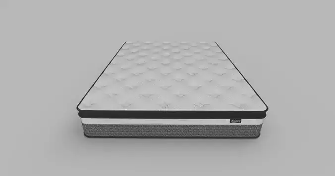 Bednew Queen Size Mattress Low-poly 3D model