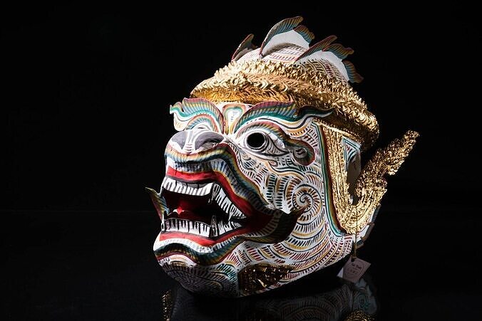 Hanuman Ring Lakhon khol Khmer  3D print model