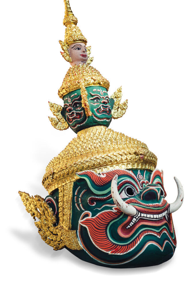 Hanuman Ring Lakhon khol Khmer  3D print model_2