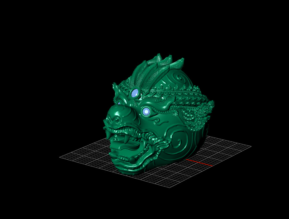 Hanuman Ring Lakhon khol Khmer  3D print model_4