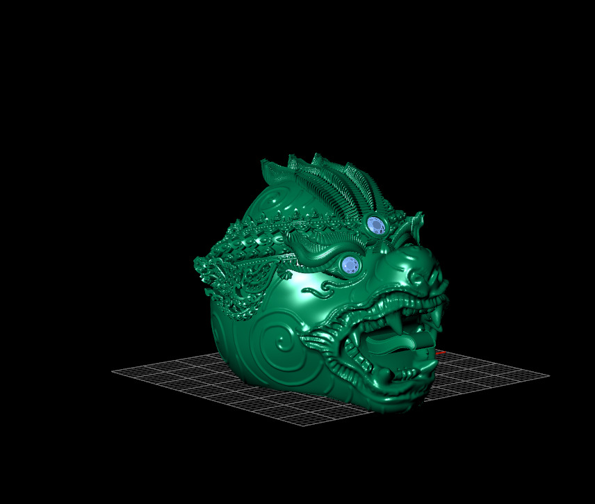 Hanuman Ring Lakhon khol Khmer  3D print model_5