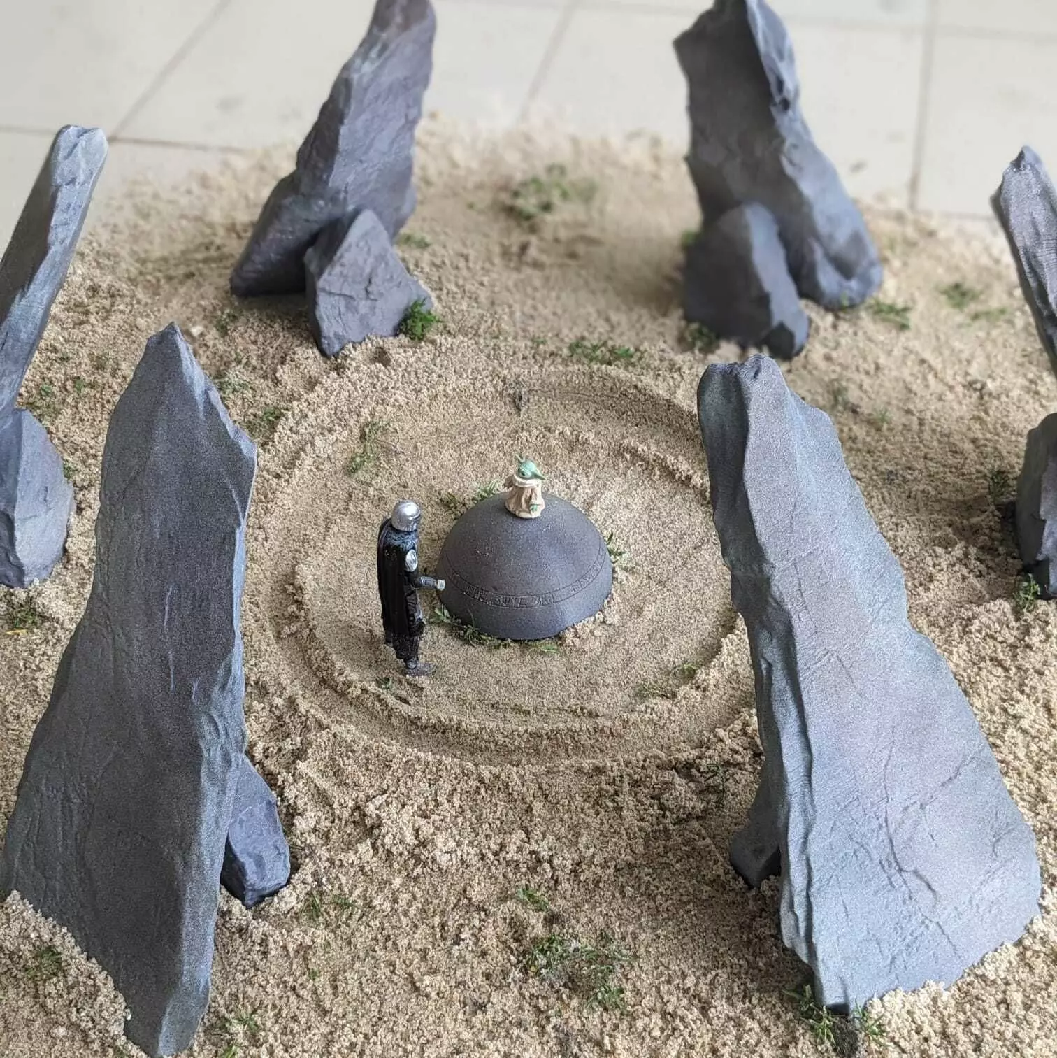 Force-Henge Old Megalith Rock 3D print model_0