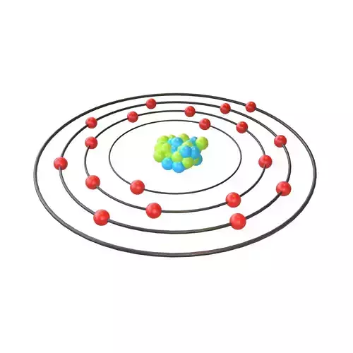 Potassium Chemical Element v1 002 Low-poly 3D model