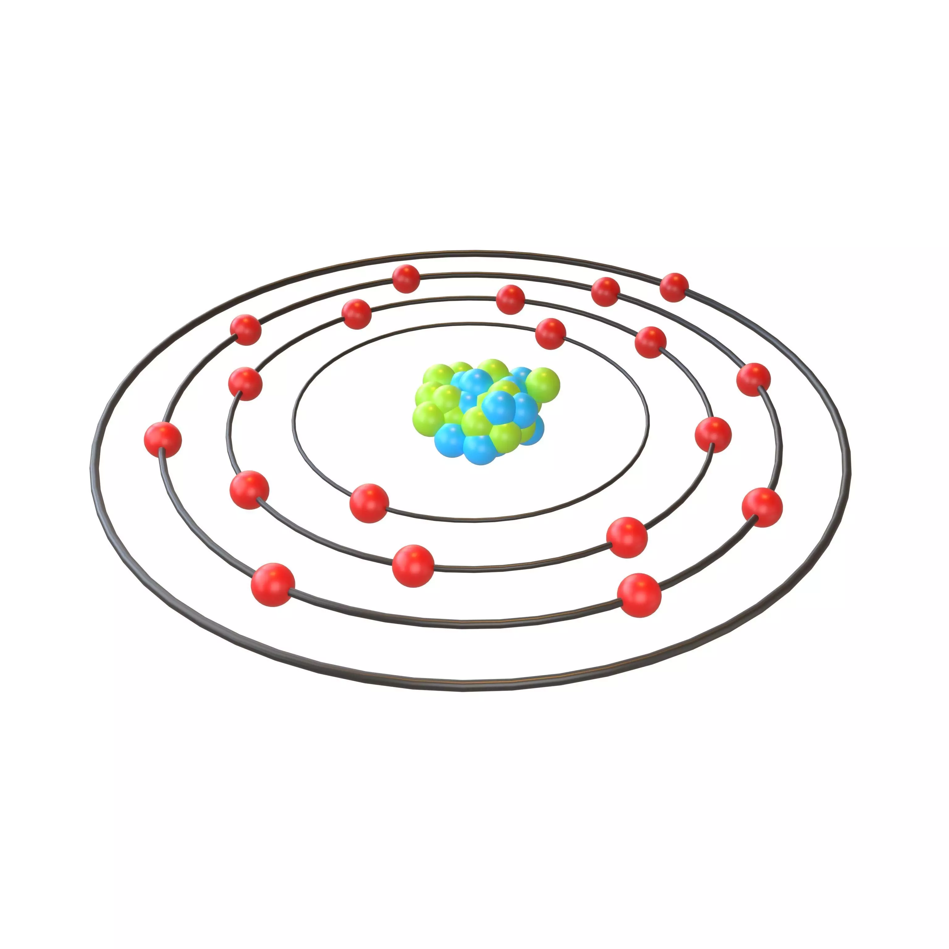 Potassium Chemical Element v1 002 Low-poly 3D model_0