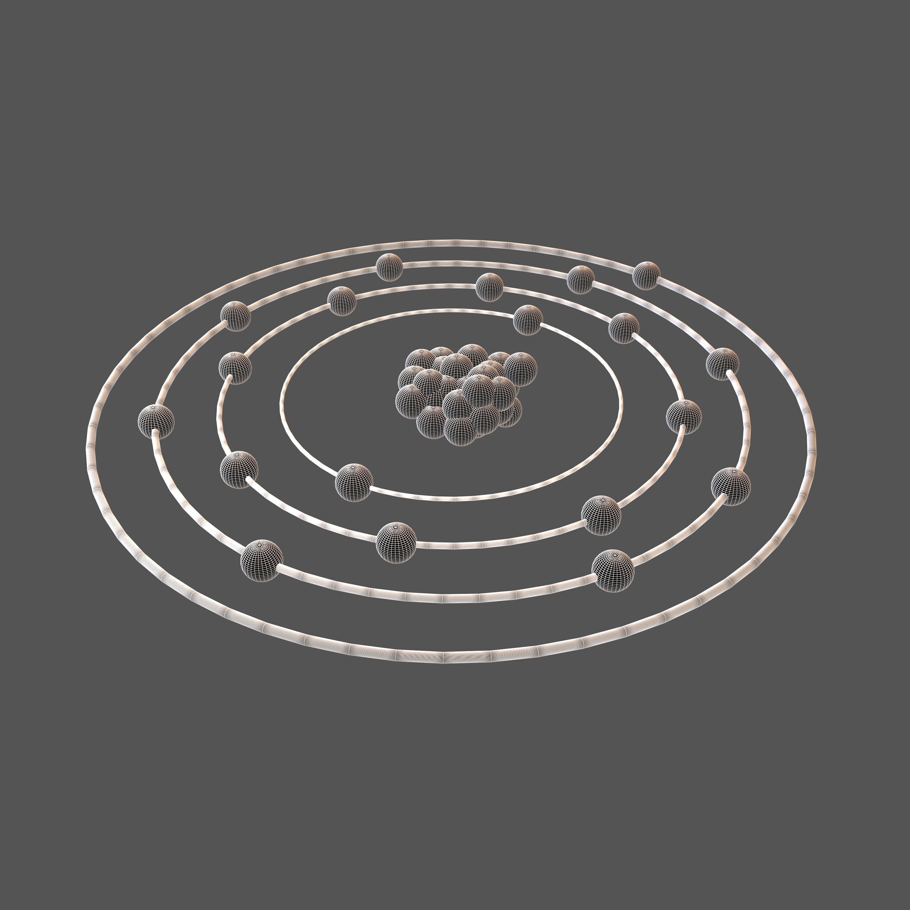 Potassium Chemical Element v1 002 Low-poly 3D model_5