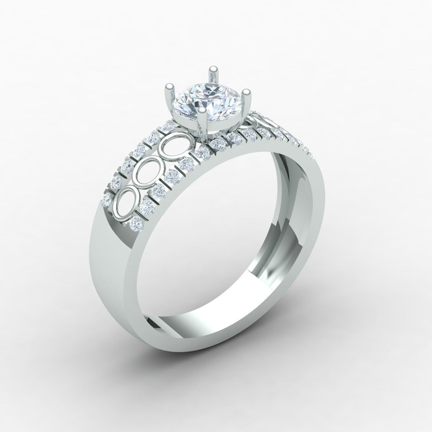 Wedding ring 05 3D print model_6