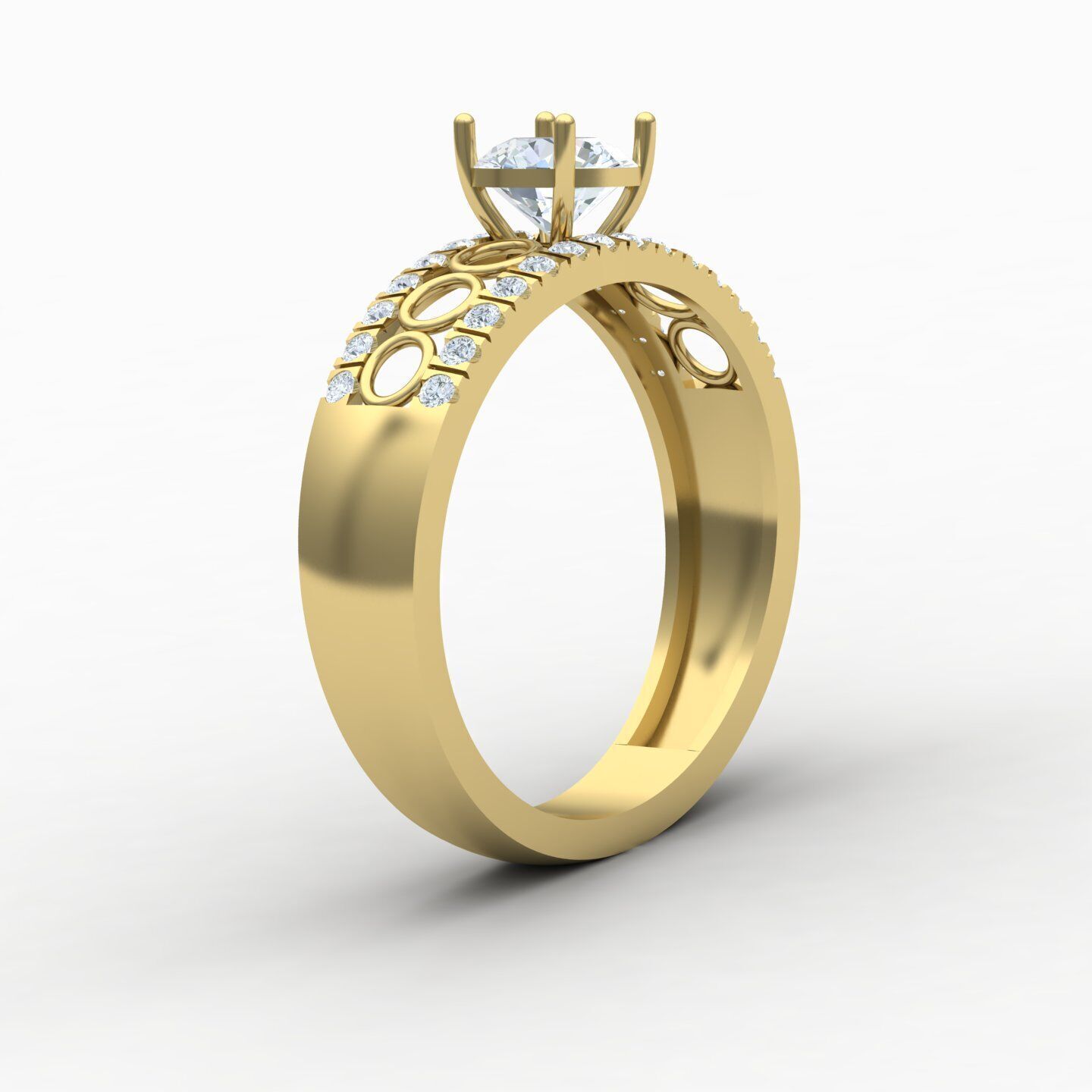 Wedding ring 05 3D print model_1