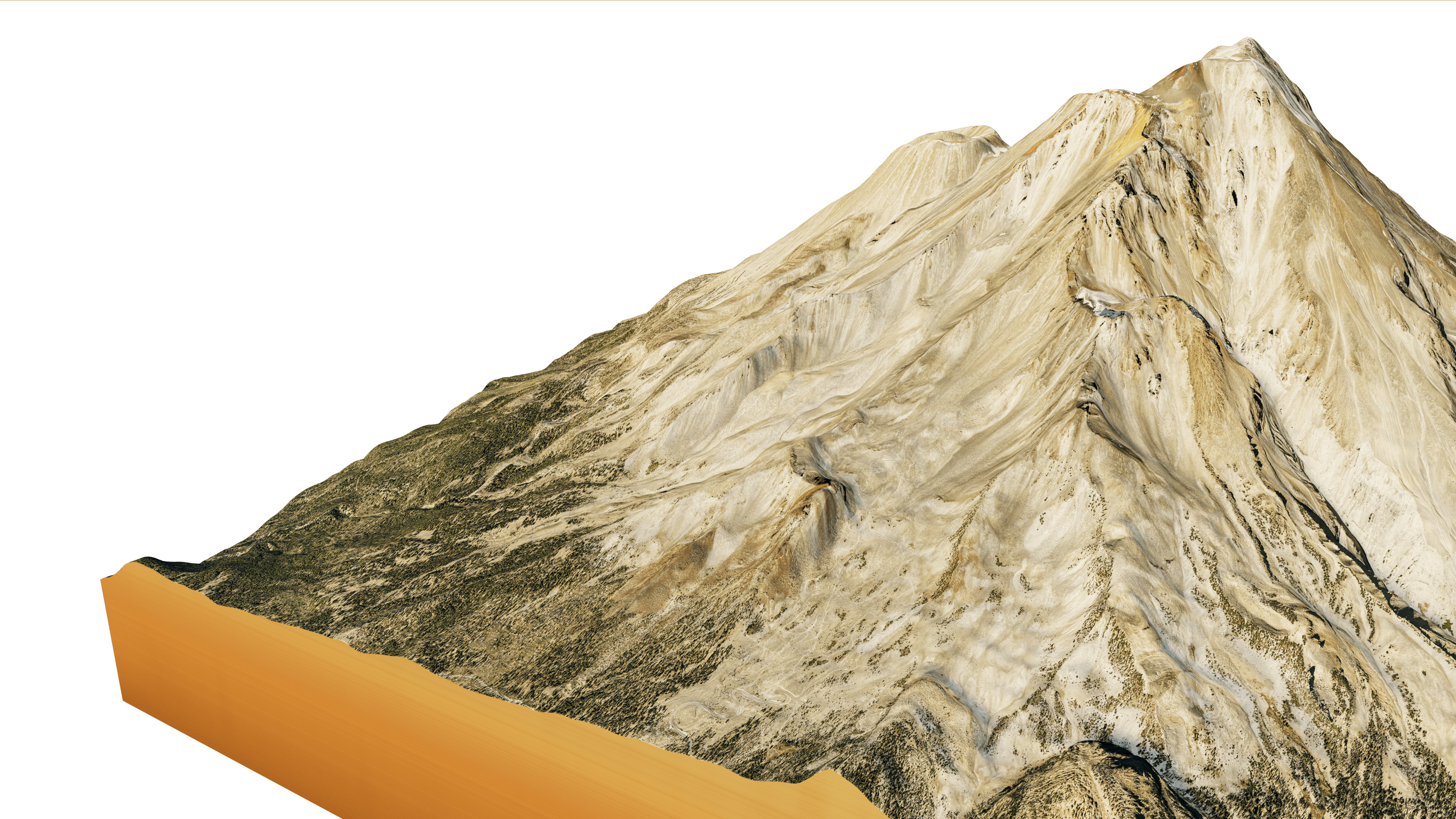 Mount Shasta 3d model terrain 3D model_6