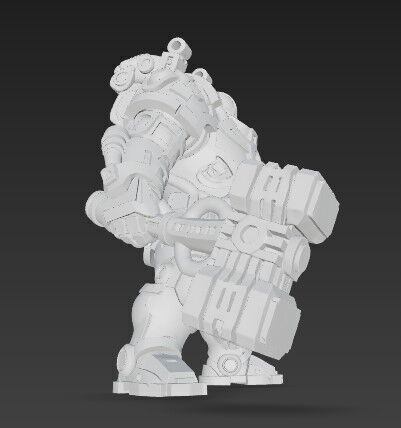 3D Printable Iron Oath Thunderstrike Heavy Battle Armor  3D model_4