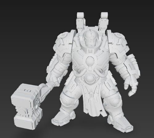 3D Printable Iron Oath Thunderstrike Heavy Battle Armor  3D model_13