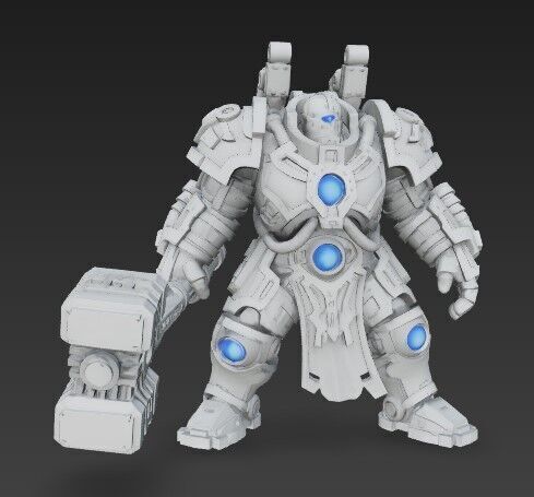 3D Printable Iron Oath Thunderstrike Heavy Battle Armor  3D model_12