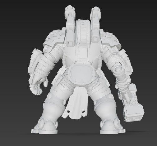 3D Printable Iron Oath Thunderstrike Heavy Battle Armor  3D model_7