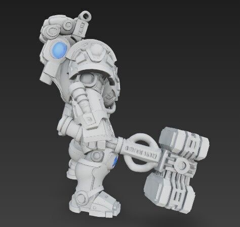 3D Printable Iron Oath Thunderstrike Heavy Battle Armor  3D model_15