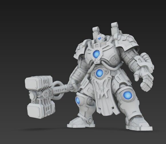 3D Printable Iron Oath Thunderstrike Heavy Battle Armor  3D model_20