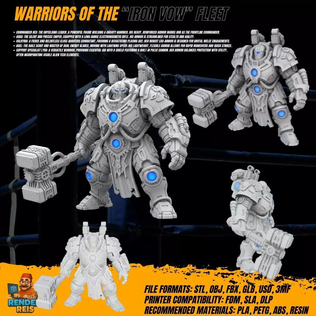 3D Printable Iron Oath Thunderstrike Heavy Battle Armor  3D model_0