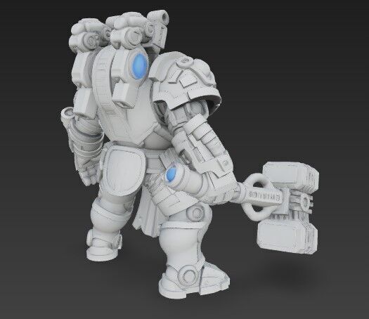 3D Printable Iron Oath Thunderstrike Heavy Battle Armor  3D model_16
