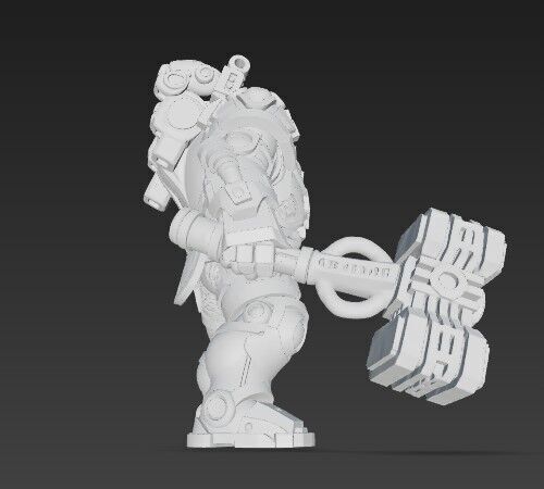 3D Printable Iron Oath Thunderstrike Heavy Battle Armor  3D model_5