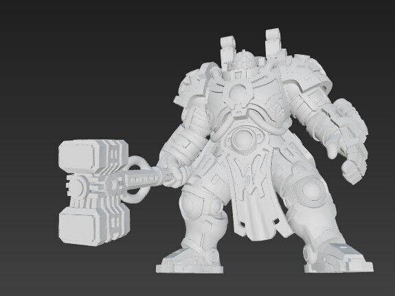 3D Printable Iron Oath Thunderstrike Heavy Battle Armor  3D model_11