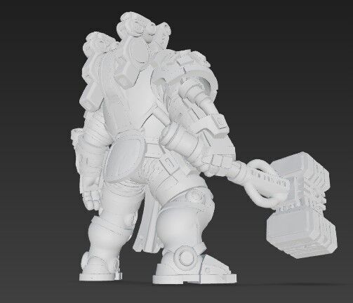 3D Printable Iron Oath Thunderstrike Heavy Battle Armor  3D model_6