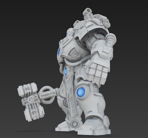 3D Printable Iron Oath Thunderstrike Heavy Battle Armor  3D model_19