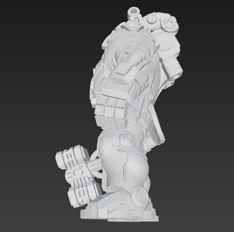 3D Printable Iron Oath Thunderstrike Heavy Battle Armor  3D model_9