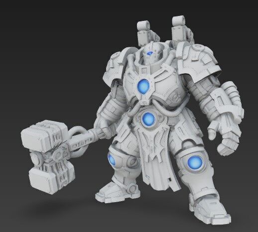 3D Printable Iron Oath Thunderstrike Heavy Battle Armor  3D model_1