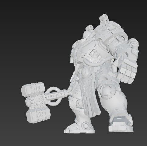 3D Printable Iron Oath Thunderstrike Heavy Battle Armor  3D model_10