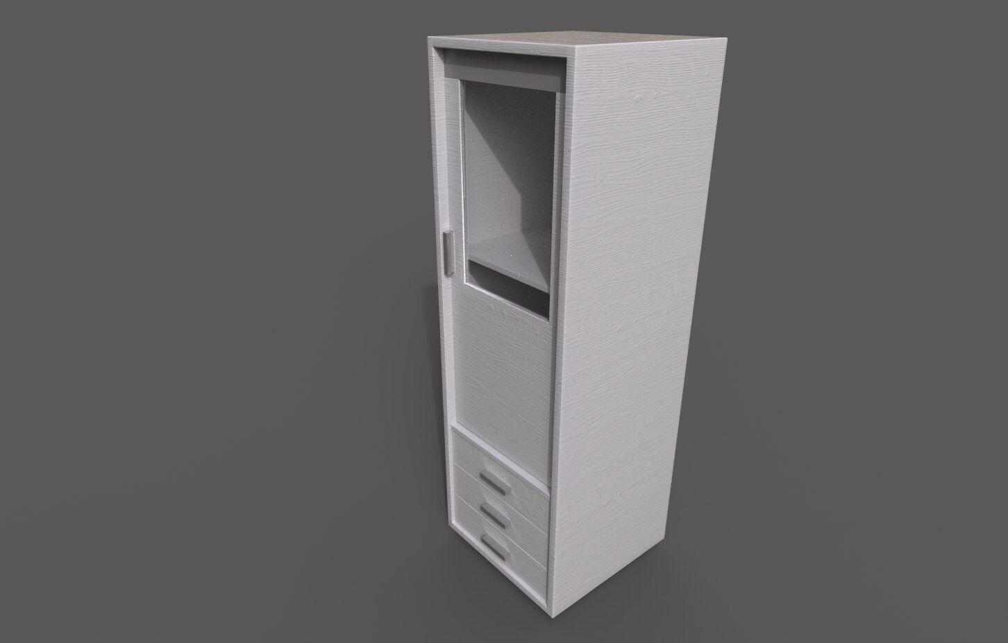 Set Modern Furniture 3D Model Low-poly 3D model_9