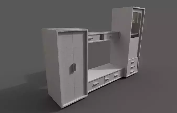 Set Modern Furniture 3D Model