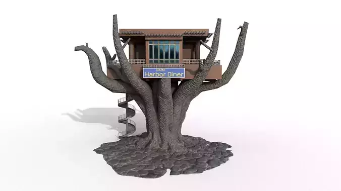 Naha Treehouse  3D Model