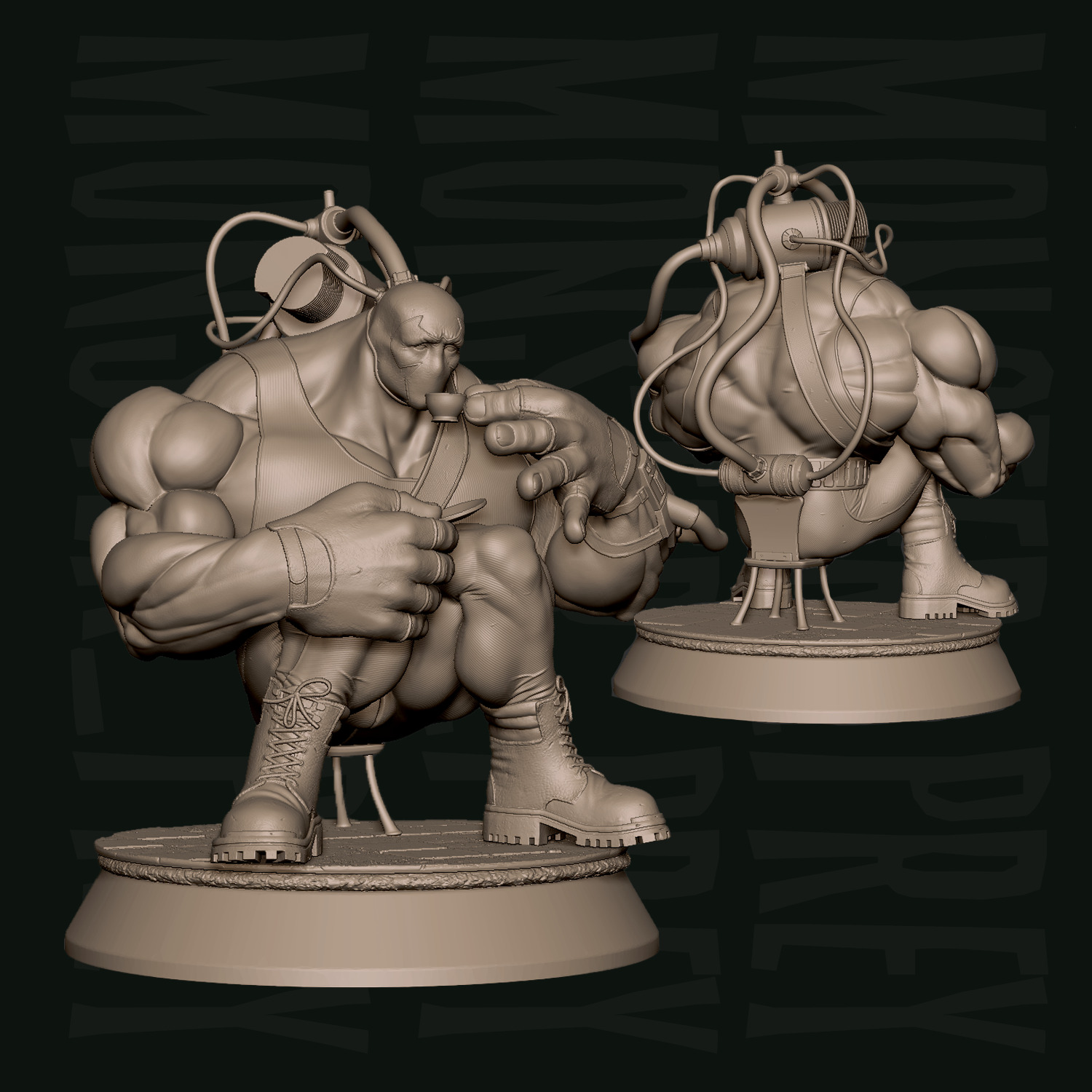 Bane 3D Print model 3D print model_5