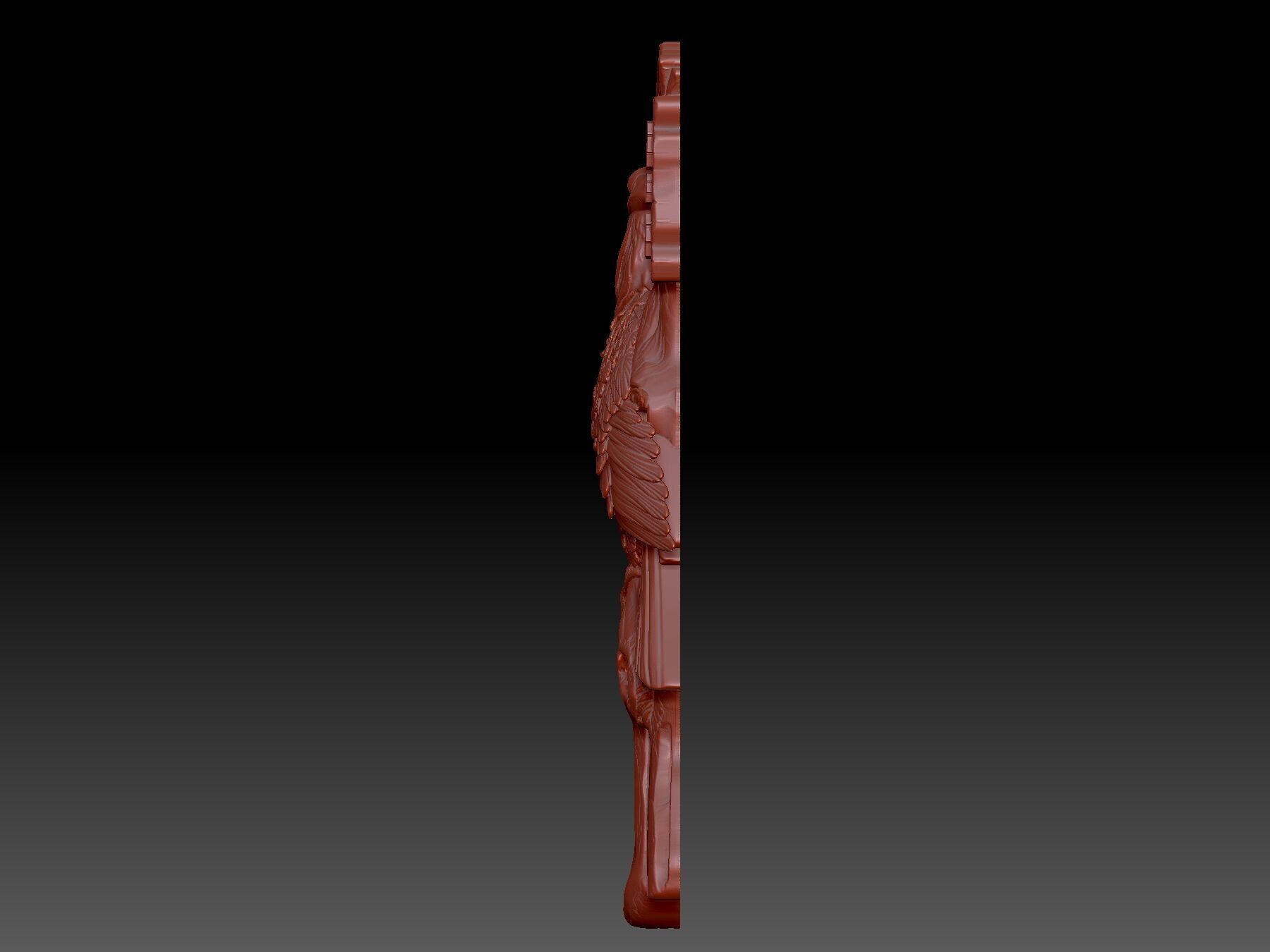 eagle 3D print model_1