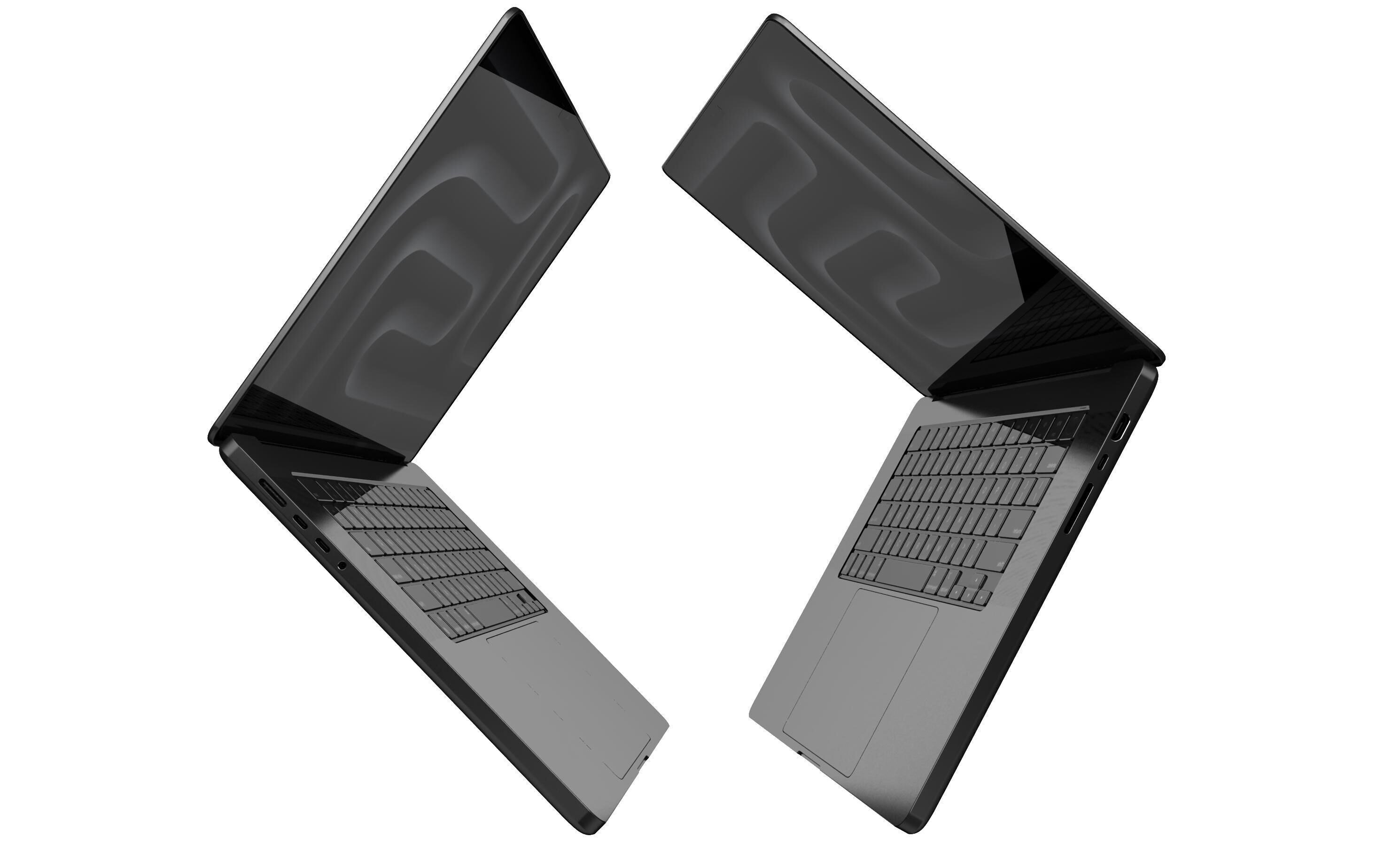 Apple MacBook Pro16 inch Black 3D model_8