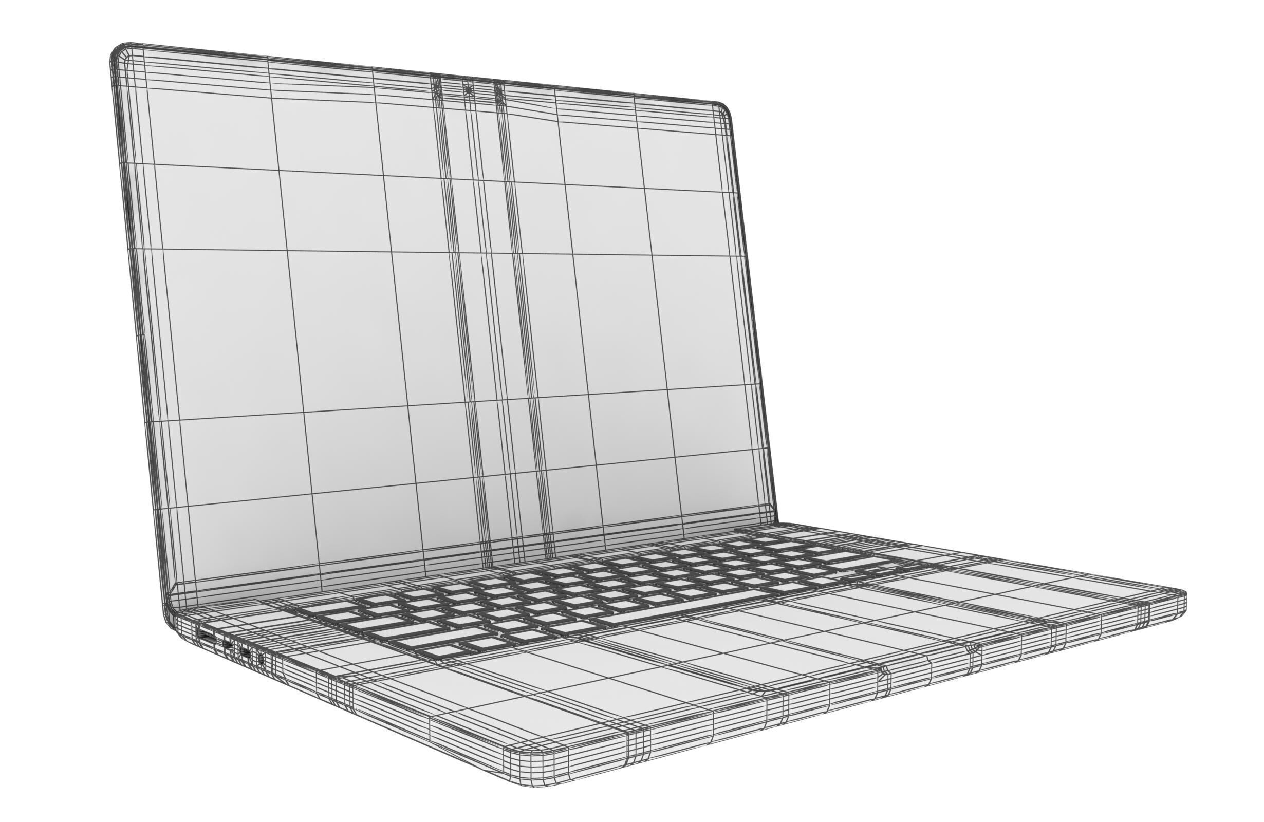 Apple MacBook Pro16 inch Black 3D model_17