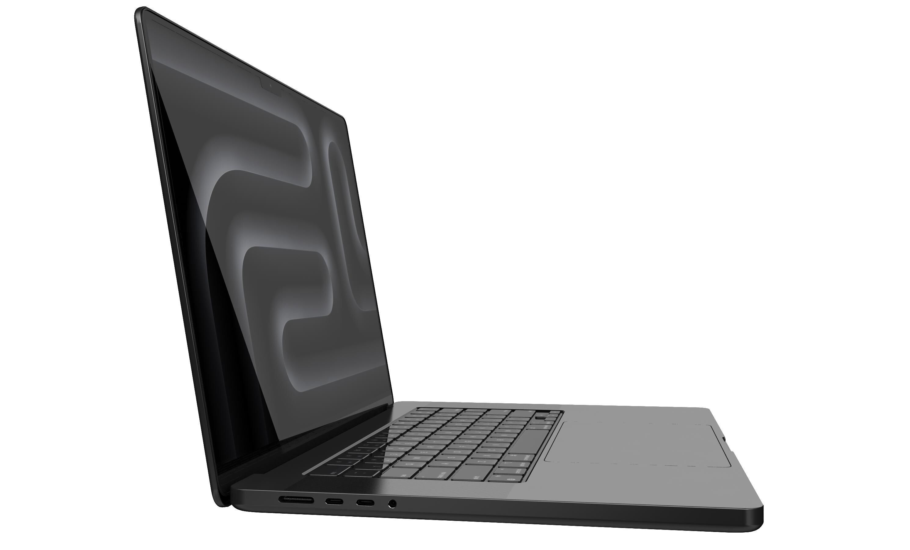 Apple MacBook Pro16 inch Black 3D model_1